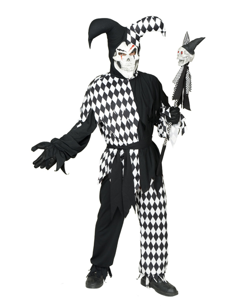 Plus Size Wicked Jester Costume For Adult