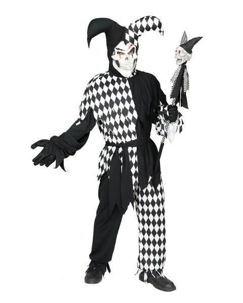 Plus Size Wicked Jester Costume For Adult - Click Image to Close