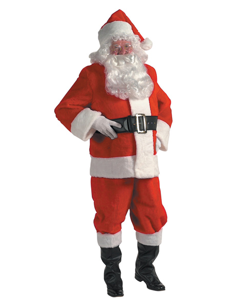 XX Rental Quality Santa Suit Costume - Click Image to Close