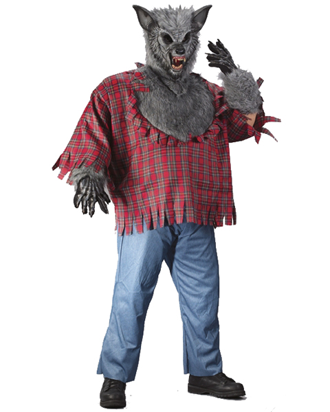 Mens Plus Size Werewolf Costume - Click Image to Close