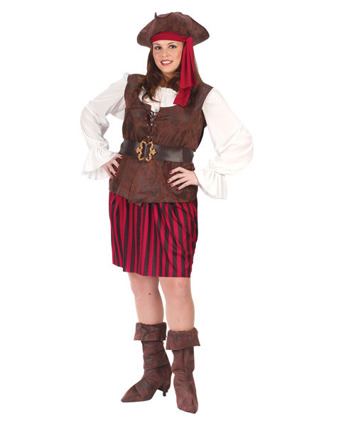 High Seas Buccaneer Adult Plus Costume - Click Image to Close