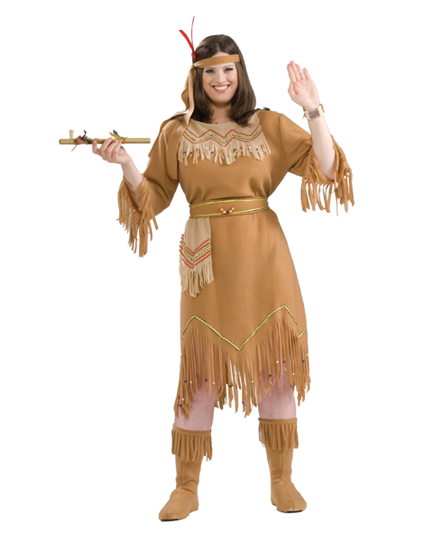 Adult Plus Size Indian Maiden Costume