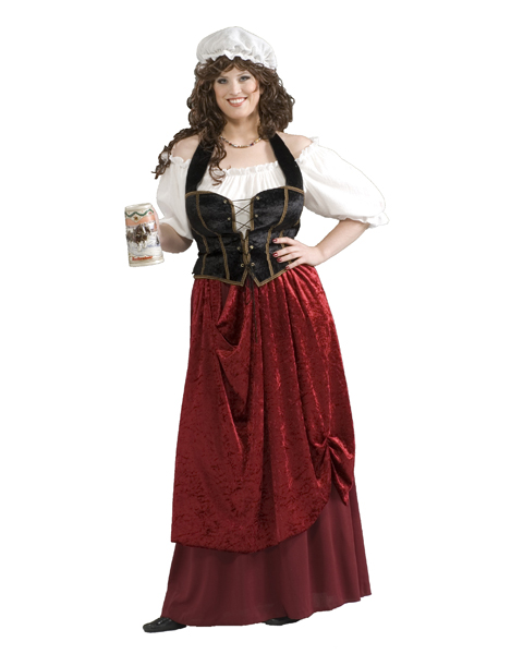 Adult Tavern Wench Plus Costume