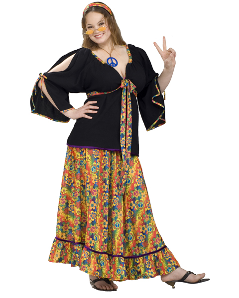 Adult Plus Size Groovy Mama Costume - Click Image to Close