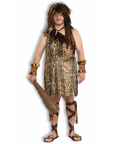 Mens Plus Size Caveman Costume