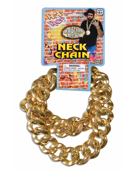 Gold Big Link Neck Chain - Click Image to Close