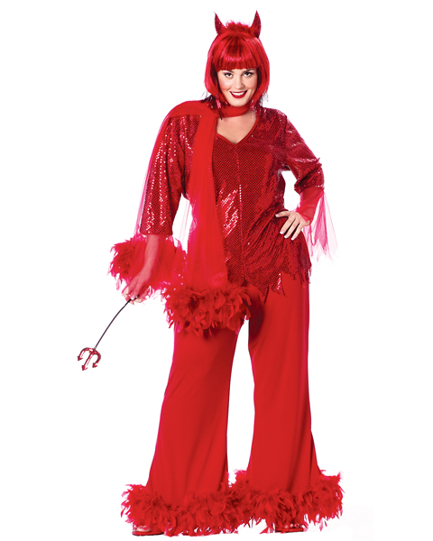 Red Hot Mama Plus Size Costume for Women - Click Image to Close