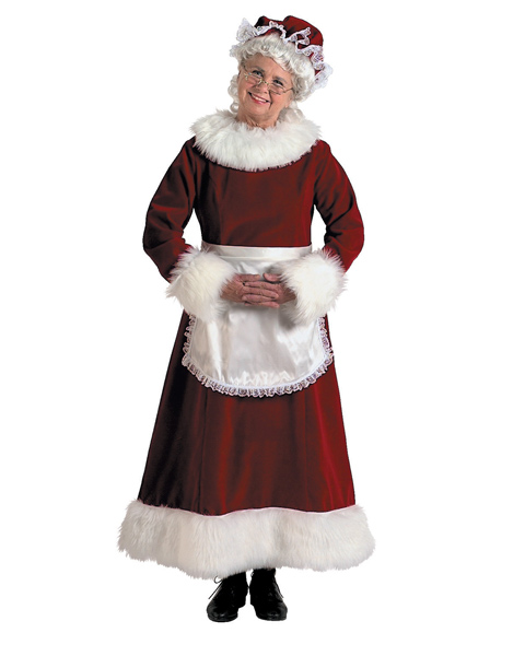 Mrs Claus Xl Costume For Adults