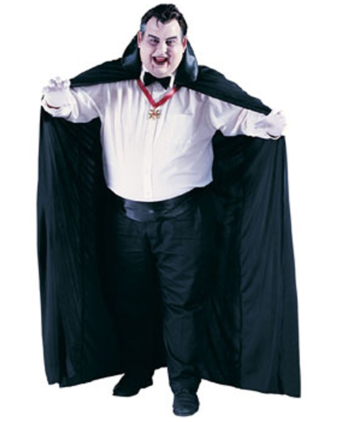 Mens Plus Size 72 Inch Long Cape Costume - Click Image to Close