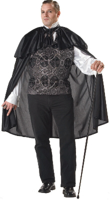 Victorian Vampire Plus Size Adult Costume - Click Image to Close