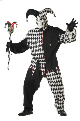 Evil Jester Plus Size Adult Costume