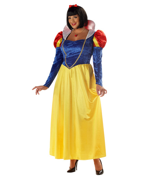 Womans Snow White Plus Costume - Click Image to Close