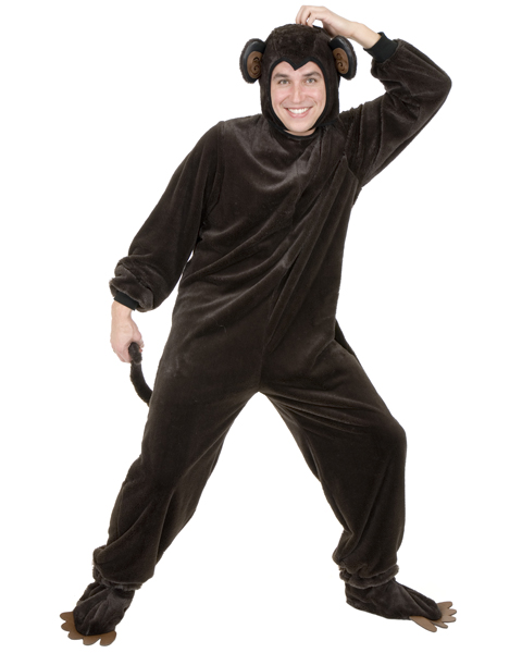 Mens Plus Size Monkey Costume - Click Image to Close