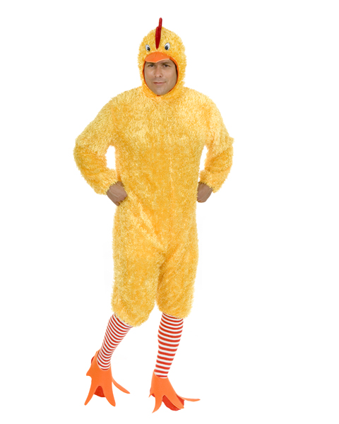 Mens Plus Size Funky Chicken Costume