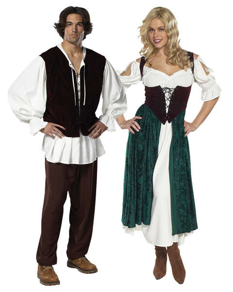 Adult Size The Village Wench, Esmeralda Couple Cotume - Click Image to Close