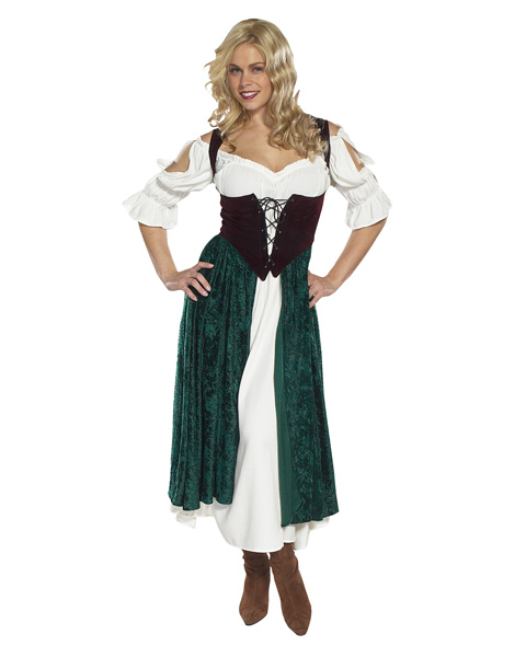 Adult Plus Size The Village Wench, Esmeralda Costme