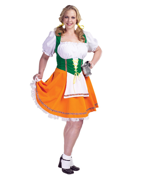 Adult Plus Size Beer Garden Girl Costume