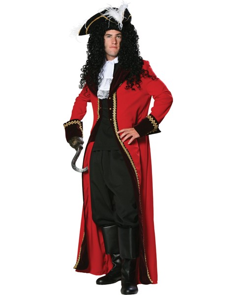 Mens Plus Size Ultimate Captain Hook Costume