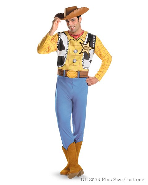 Adult Toy Story Woody Plus Costume - Click Image to Close