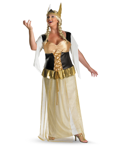 Adult Plus Size Valhalla Vixen Costume - Click Image to Close