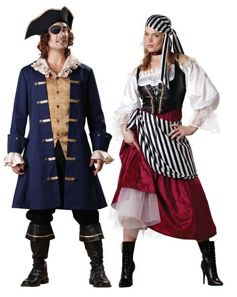 Adult Pirates Wench Elite Couple Costume