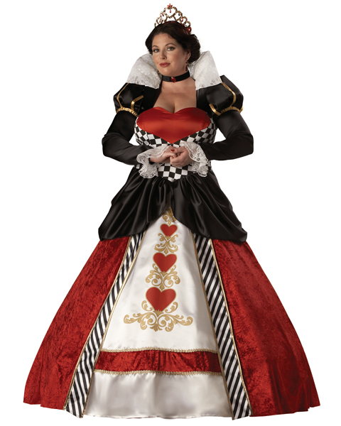 Plus Size Elite Queen of Hearts Costume for Adult - Click Image to Close