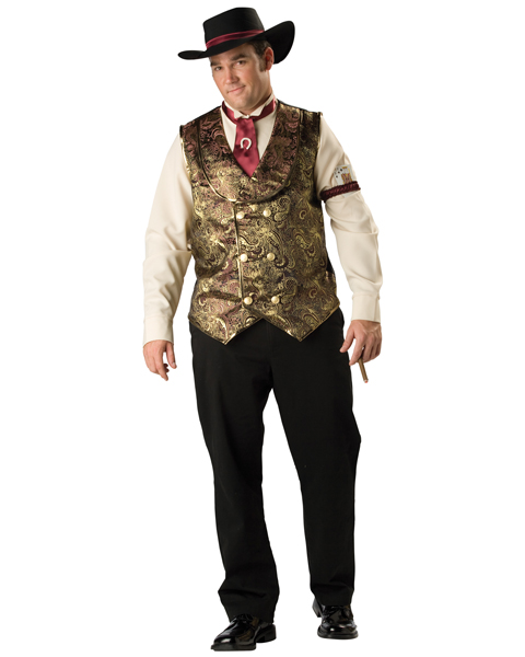 Premier Mens Plus Gambling Man Costume - Click Image to Close