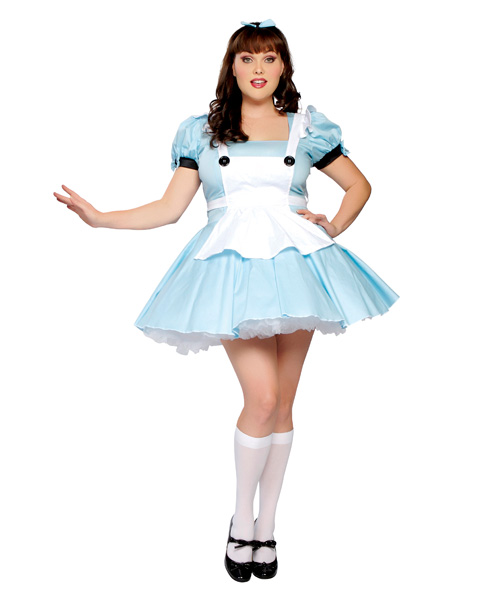 Plus Size Adult Sexy Alice in Wonderland Costume - Click Image to Close