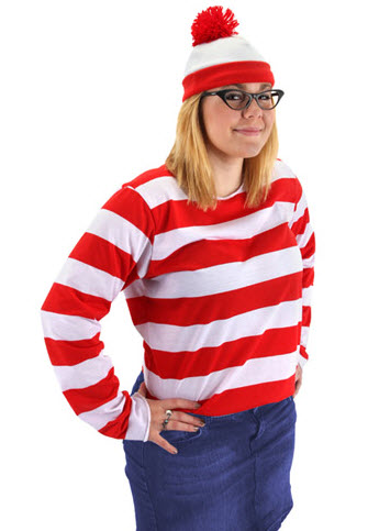 Where's Waldo Wenda Costume - Click Image to Close