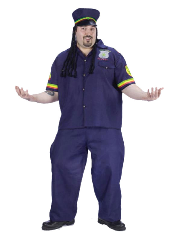 Way High Patrolman Plus Size Adult Costume