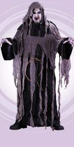 Gauze Zombie Robe Plus Size Adult Costume - Click Image to Close