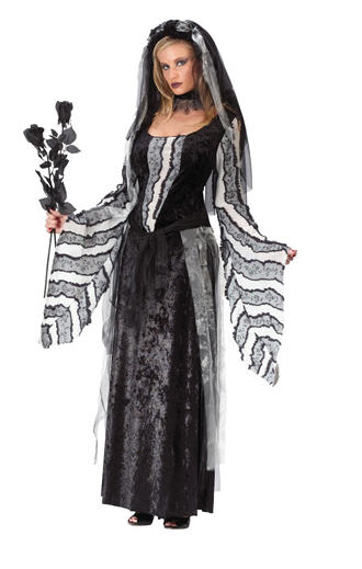 Black Spirit or Spooky Spirit Plus Size Adult Costume