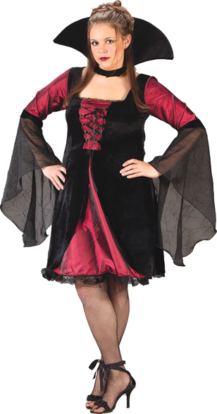 Vampiress Sexy Plum Plus Size Adult Costume