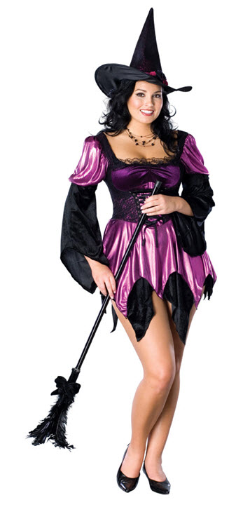 Plus Size Witch Costume - Click Image to Close