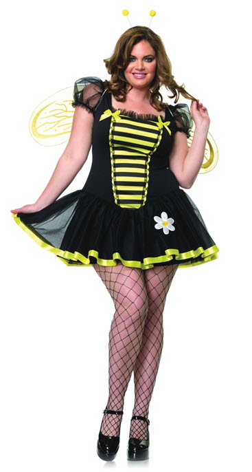 Plus Size Bee Costume - Click Image to Close