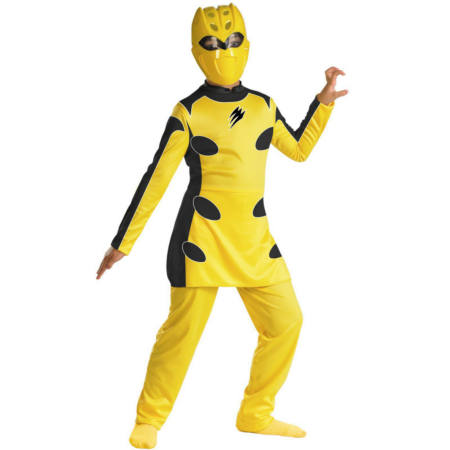 Power Rangers Jungle Fury Yellow Ranger Child Costume