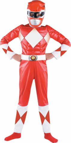 Power Rangers Red Ranger Classic Muscle Child Costume - Click Image to Close