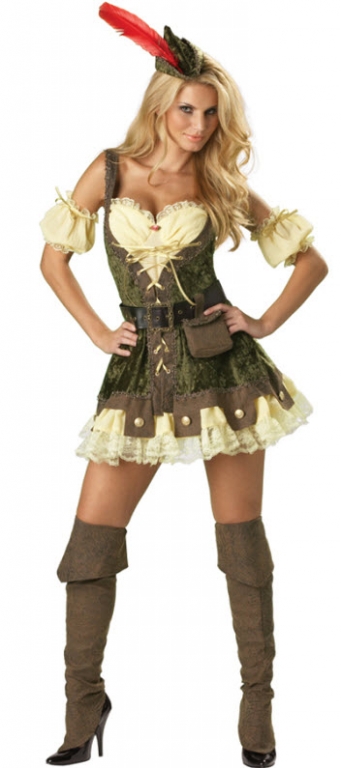 Racy Robin Hood Adult Costume - Click Image to Close