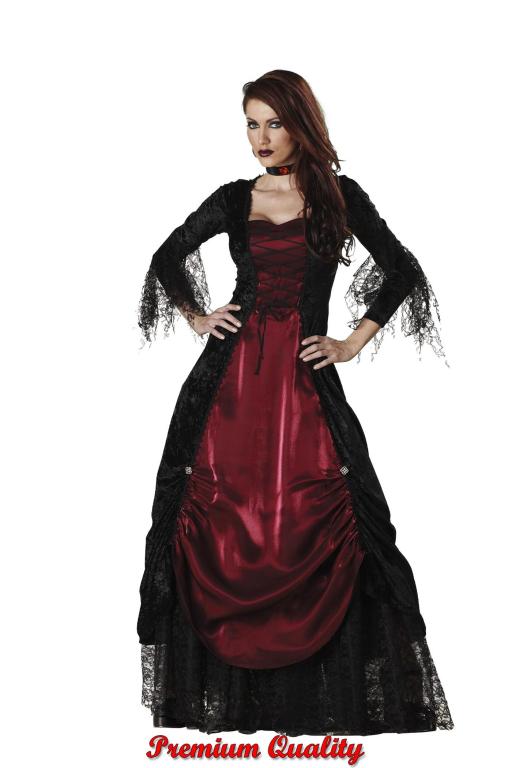 Gothic Vampira Adult Costume - Click Image to Close