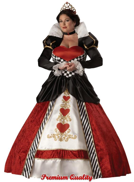 Queen Of Hearts Plus Size Adult Costume - Click Image to Close