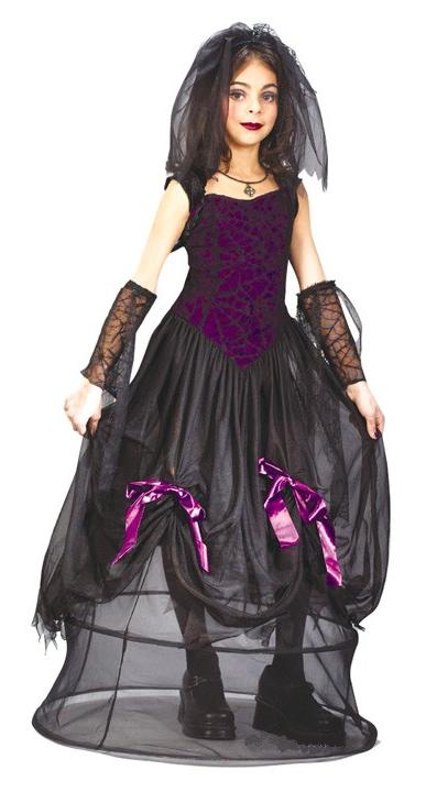 Goth Princess Spider Child Costume - Click Image to Close