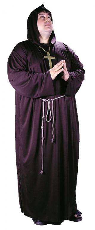 Monk Plus Size Adult Costume - Click Image to Close