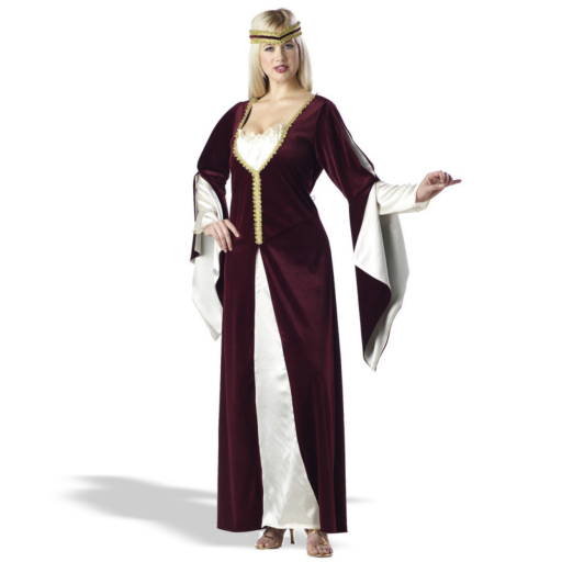 Regal Princess Burgundy Plus Adult Costume