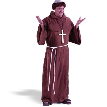 Medieval Monk Adult Costume - Click Image to Close