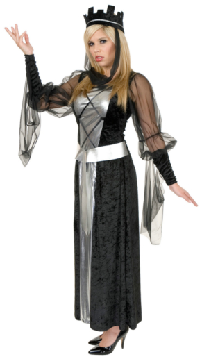 Black Queen Adult Costume - Click Image to Close