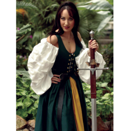 Irish Lass Dress Renaissance Collection Adult Costume - Click Image to Close