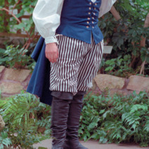 Sailor's Pants (Striped) Renaissance Collection Adult - Click Image to Close