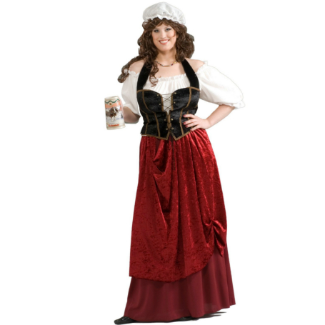 Tavern Wench Adult Plus Costume - Click Image to Close