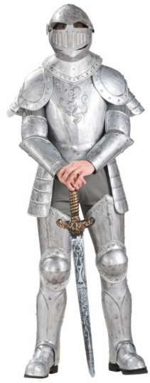 Knight in Shining Armor Adult Costume - Click Image to Close