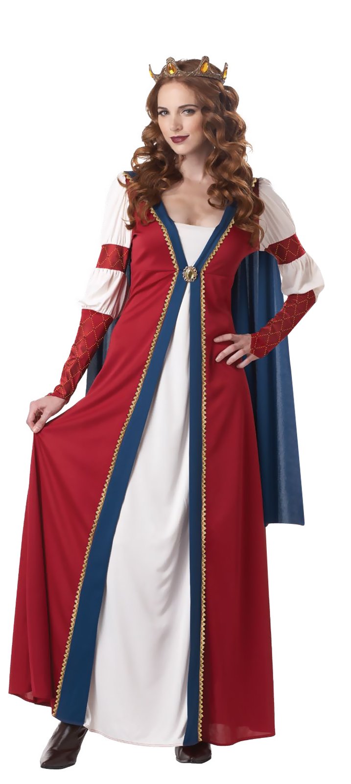 Renaissance Queen Adult Costume - Click Image to Close